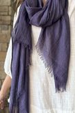 Classic Portobello Scarf Aubergine 